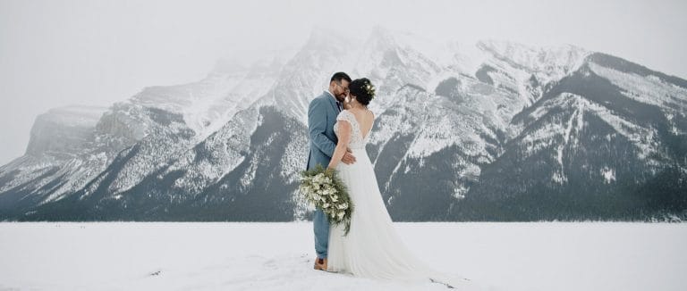 Amy and Dan's intimate Banff elopement film
